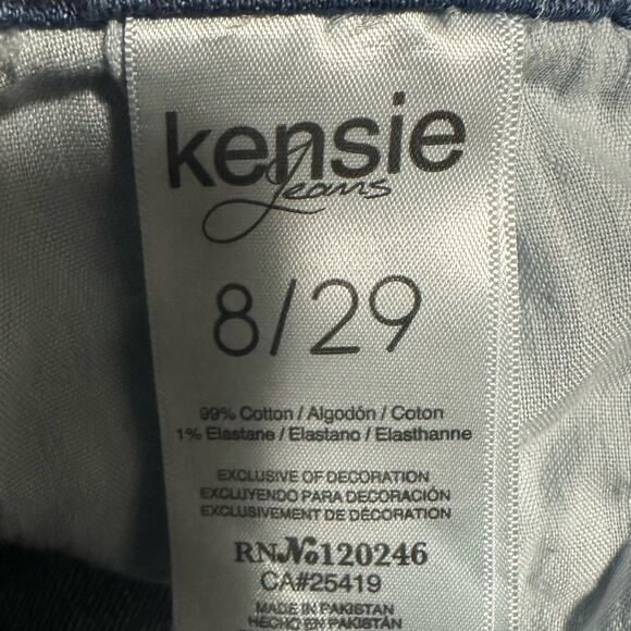 KENSIE Jeans Womens Size 8/29 Effortless Skinny Crop Distressed - Picture 5 of 6